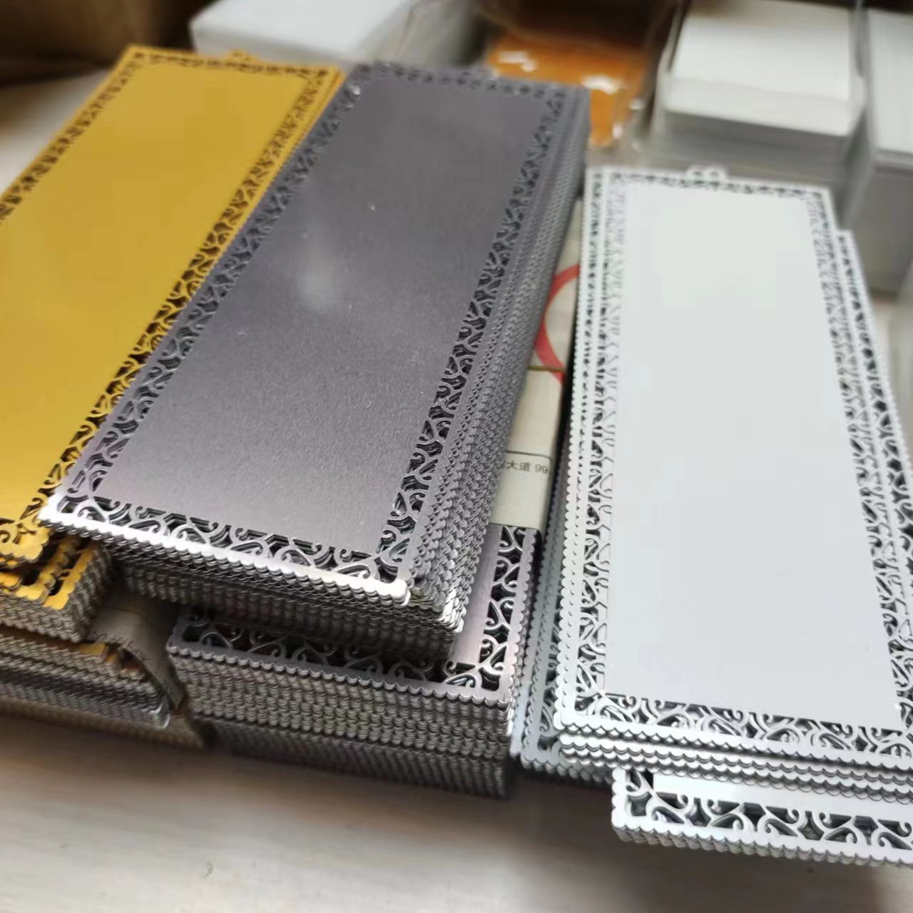 100pcs Blank Sublimation Metal - Puzzle Blank White บทวิจารณ์และราคา