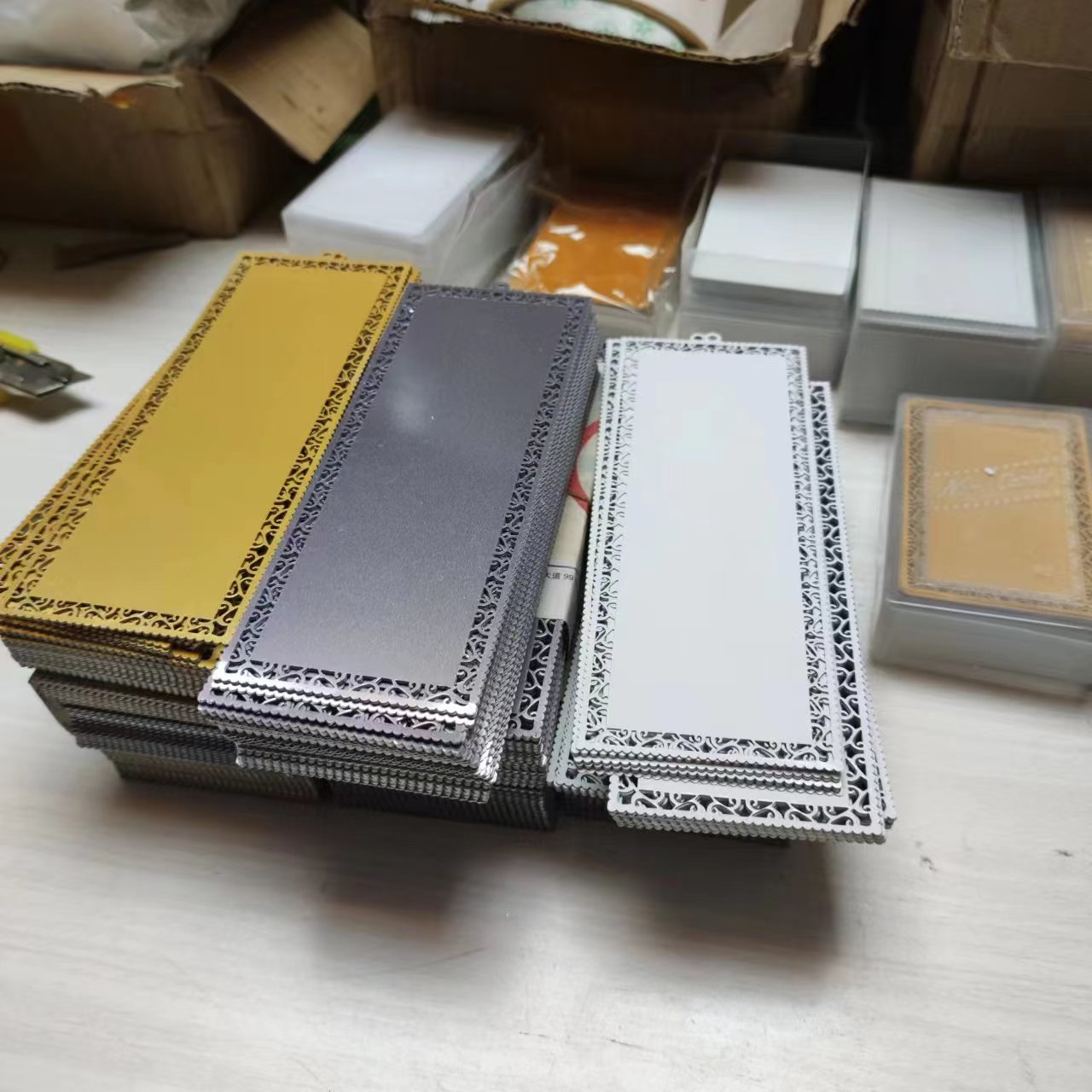 100pcs Blank Sublimation Metal - Puzzle Blank White บทวิจารณ์และราคา