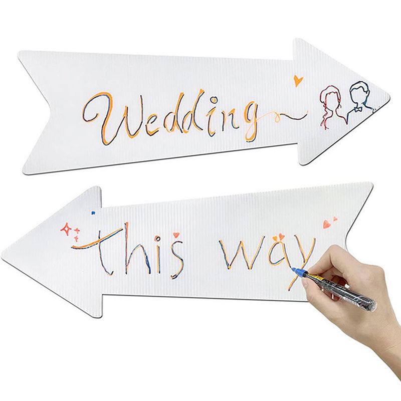 A68P-Directional Arrows Signs  - Yard Sign Blank บทวิจารณ์และราคา