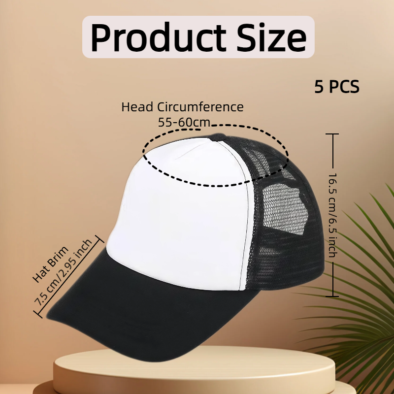 5pcs diy paint  Sublimation Tr - Hat Sublimation Blank บทวิจารณ์และราคา