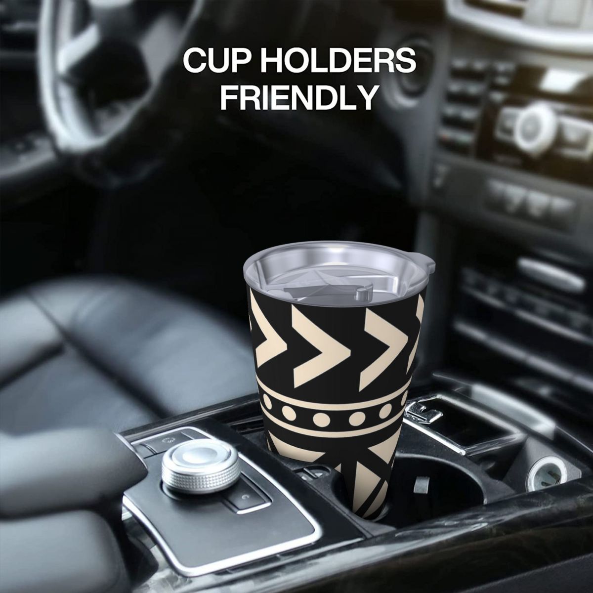 African Mud Cloth Black And Wh - Tumbler 20Oz White บทวิจารณ์และราคา