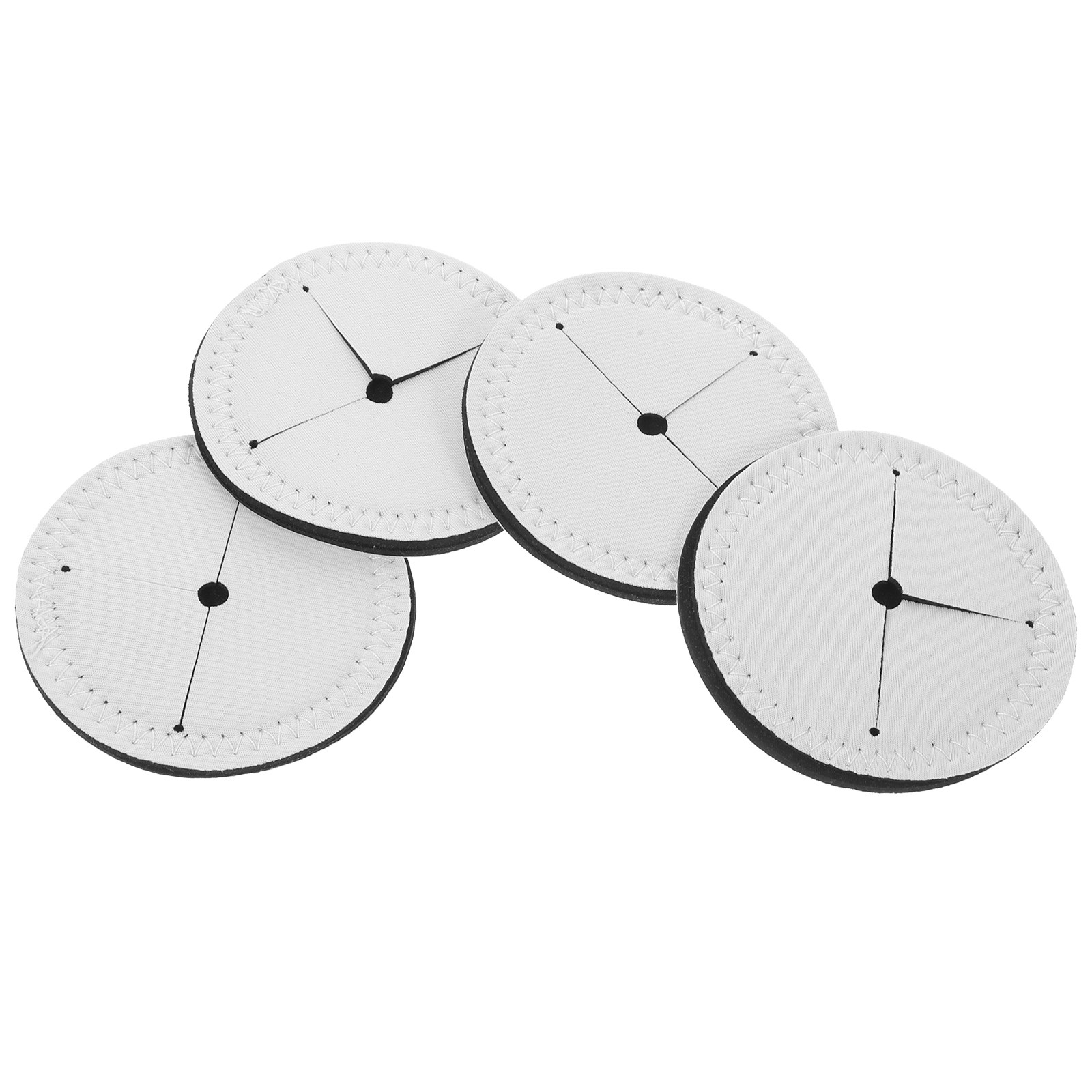 4Pcs DIY Heat Transfer Wine Cu - Coaster Sublimation Blank บทวิจารณ์และราคา