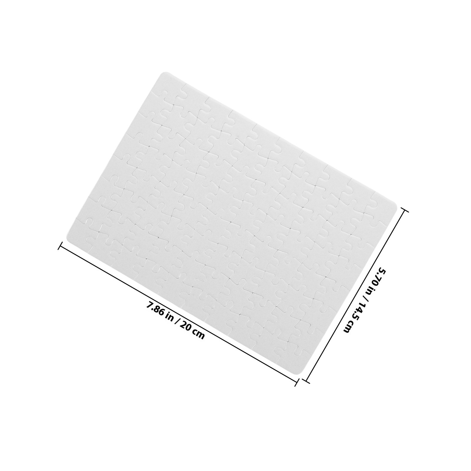 4 Sheets Sublimation Blank Puz - Puzzle Blank White บทวิจารณ์และราคา