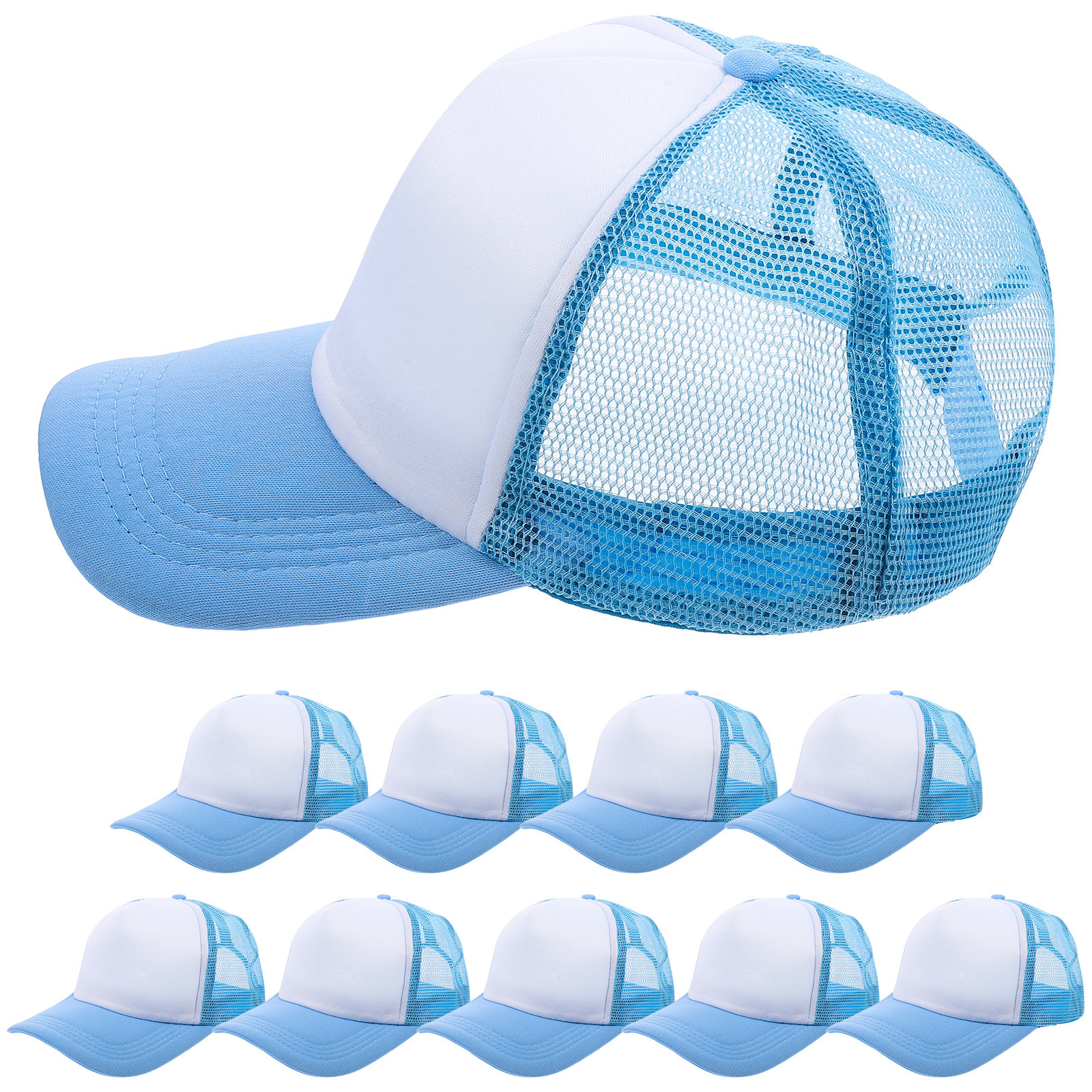 10Pcs Sublimation Blank Baseba - Hat Sublimation Blank บทวิจารณ์และราคา
