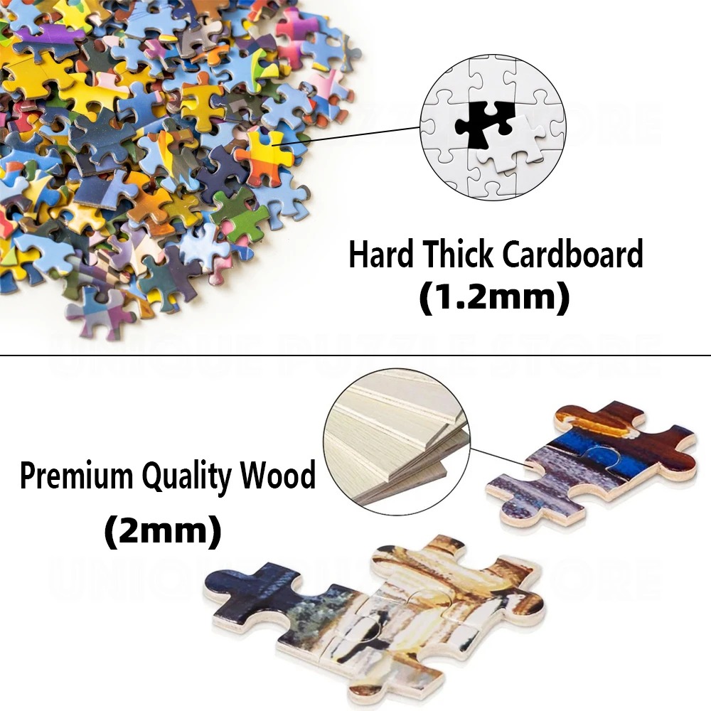 DIY Custom Jigsaw Puzzle Custo - Puzzle Blank White บทวิจารณ์และราคา