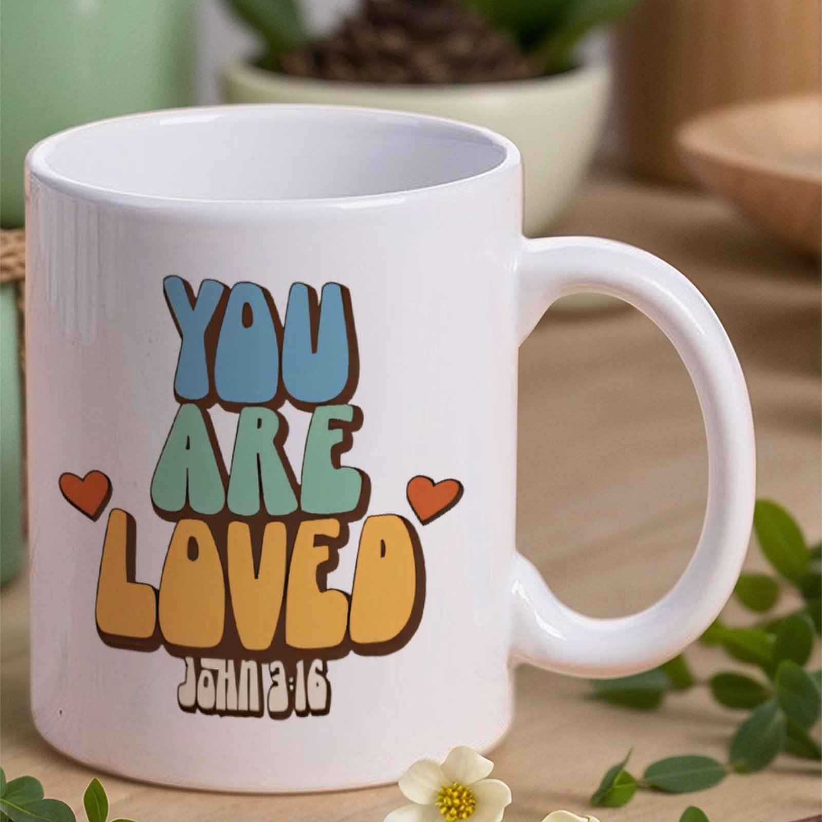A Rainbow And A Rainbow With T - Sublimation Mug White บทวิจารณ์และราคา