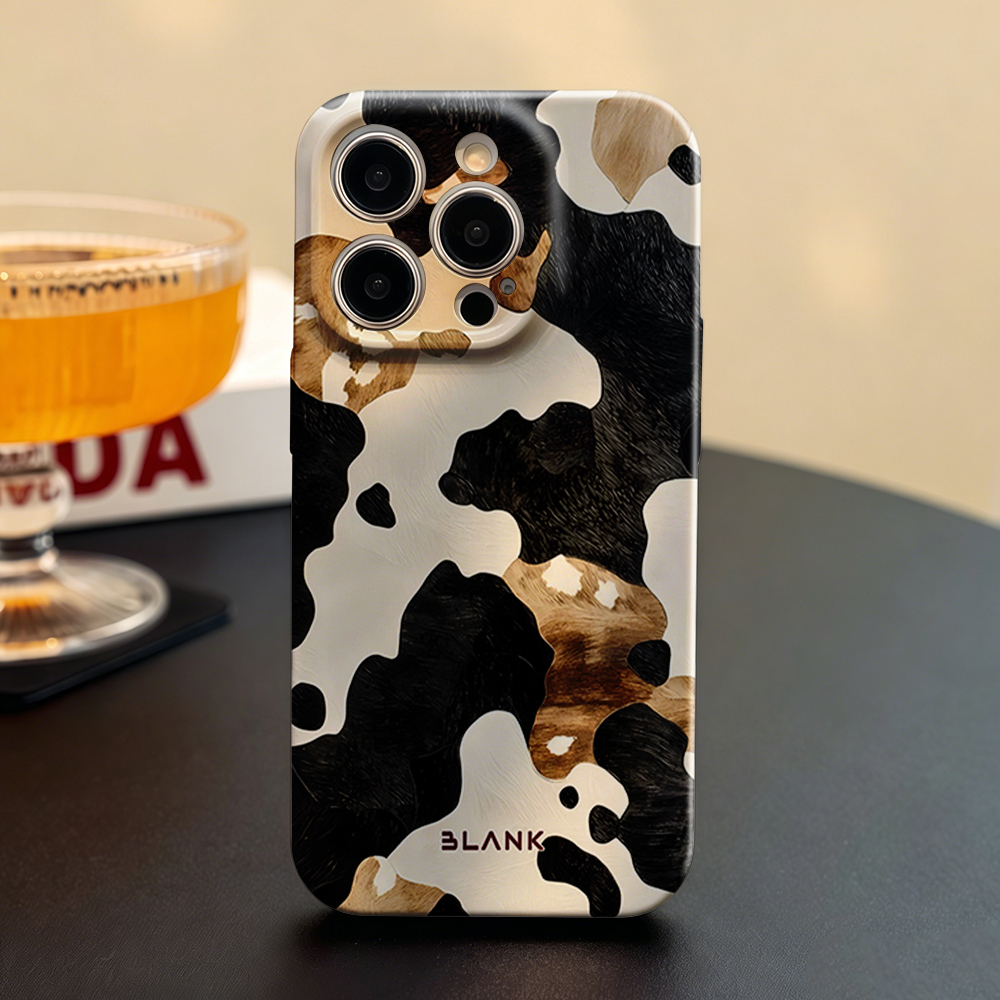 Mocha Cow Print For iPhone 17  - Phone Case Blank Print บทวิจารณ์และราคา