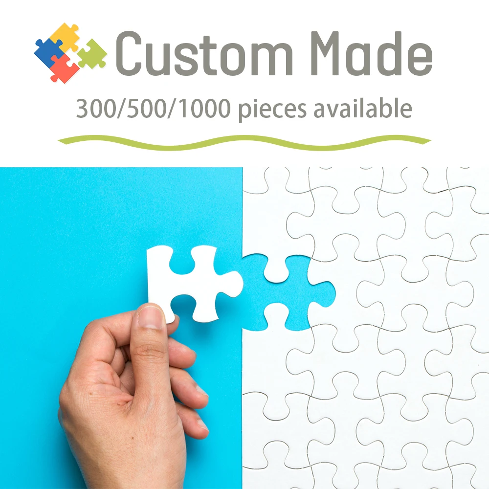 Dropshipping Custom Jigsaw Puz - Puzzle Blank White บทวิจารณ์และราคา
