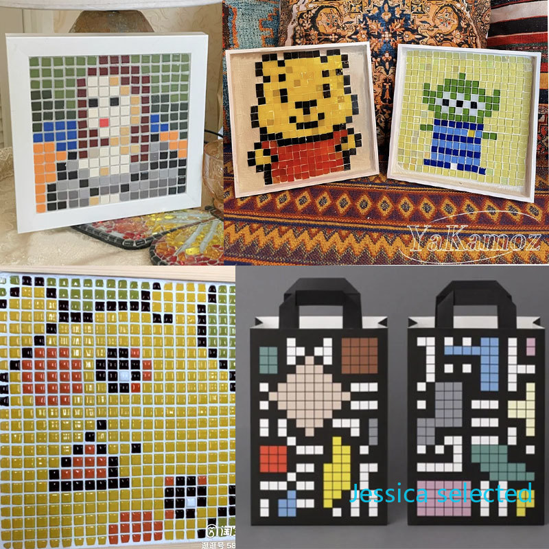 100g DIY Ceramic Mosaic Tiles  - Ceramic Tile Blank บทวิจารณ์และราคา