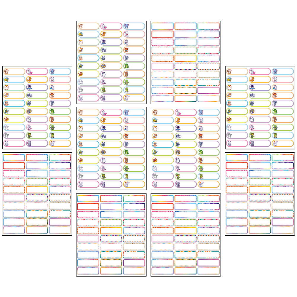 10 Sheets Writable Name Tag St - Water Bottle Blank บทวิจารณ์และราคา