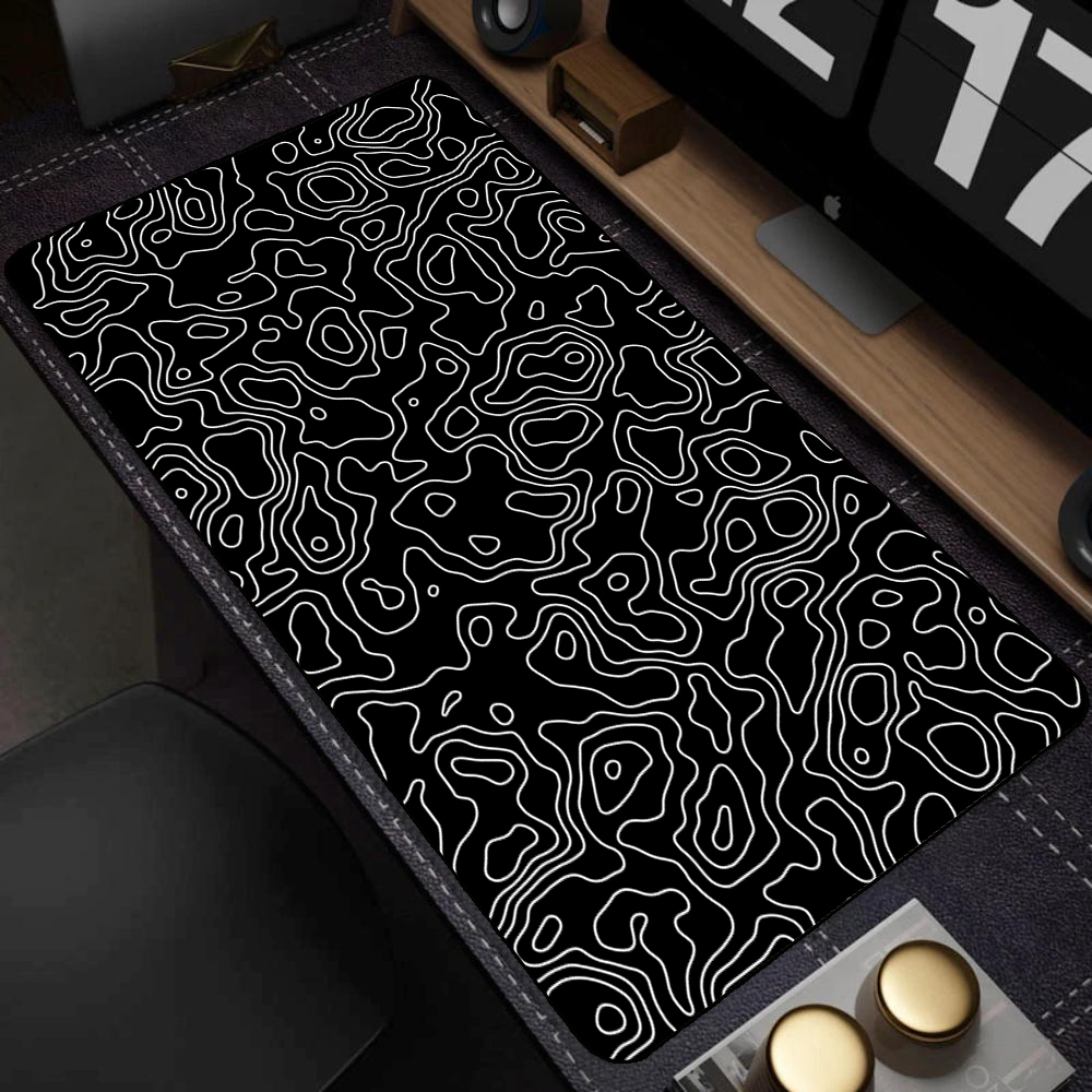 Large Black and White Art Mous - Mouse Pad Blank Sublimation บทวิจารณ์และราคา